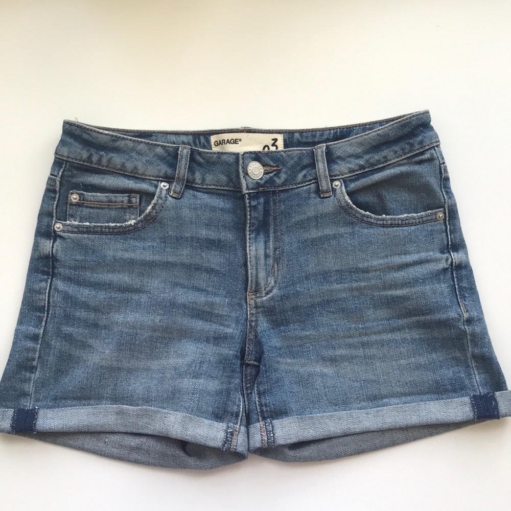 GARAGE denim shorts